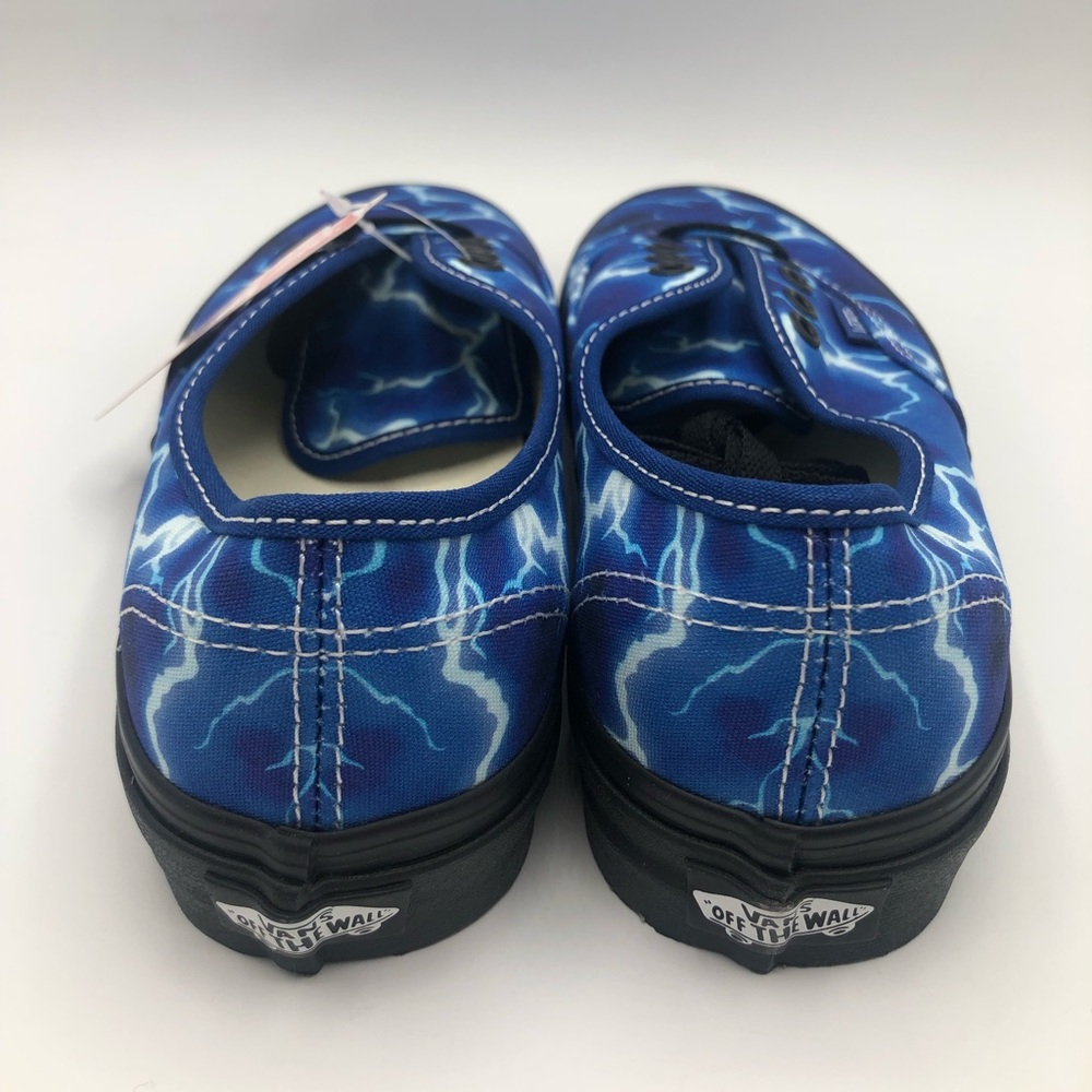 Vans Authentic Lightning Blue/Black Athletic Skate Shoe Casual Sneaker Women 7.5 - Picture 7 of 13